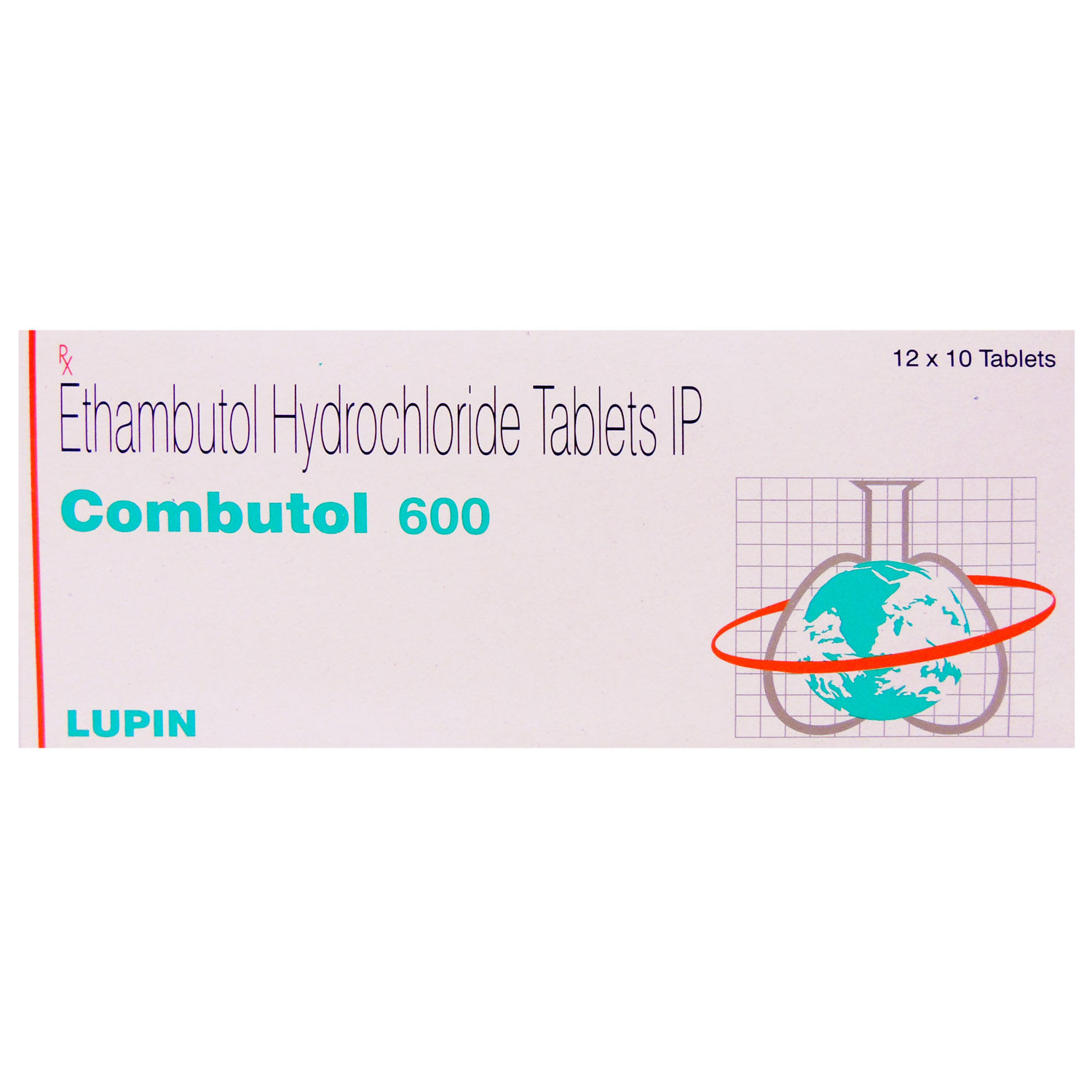 Combutol 600 Tablet 10's, Pack of 10 TABLETS