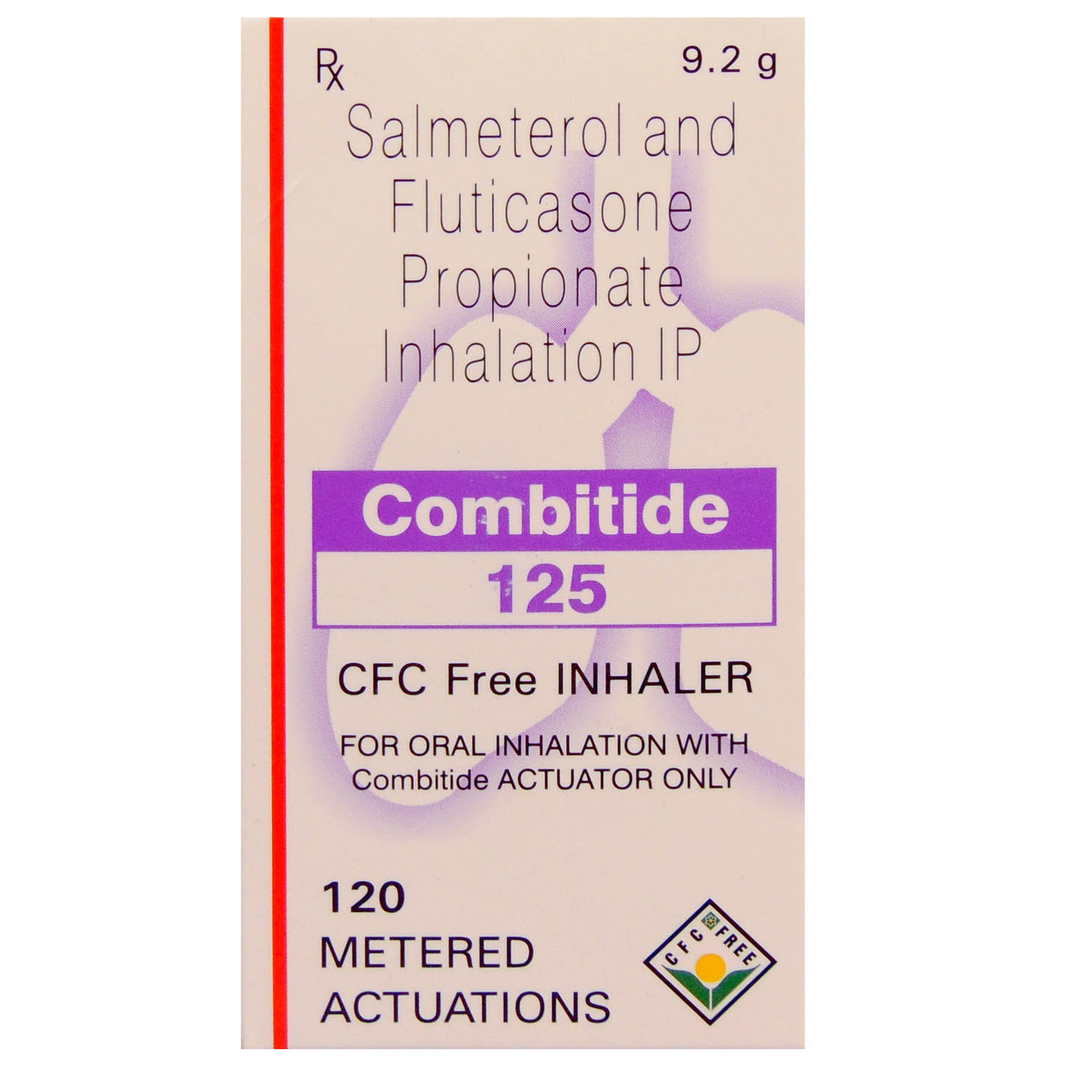 Combitide 125 Inhaler 120 mdi, Pack of 1 Combitide 125 Inhaler 120 mdi, Pack of 1