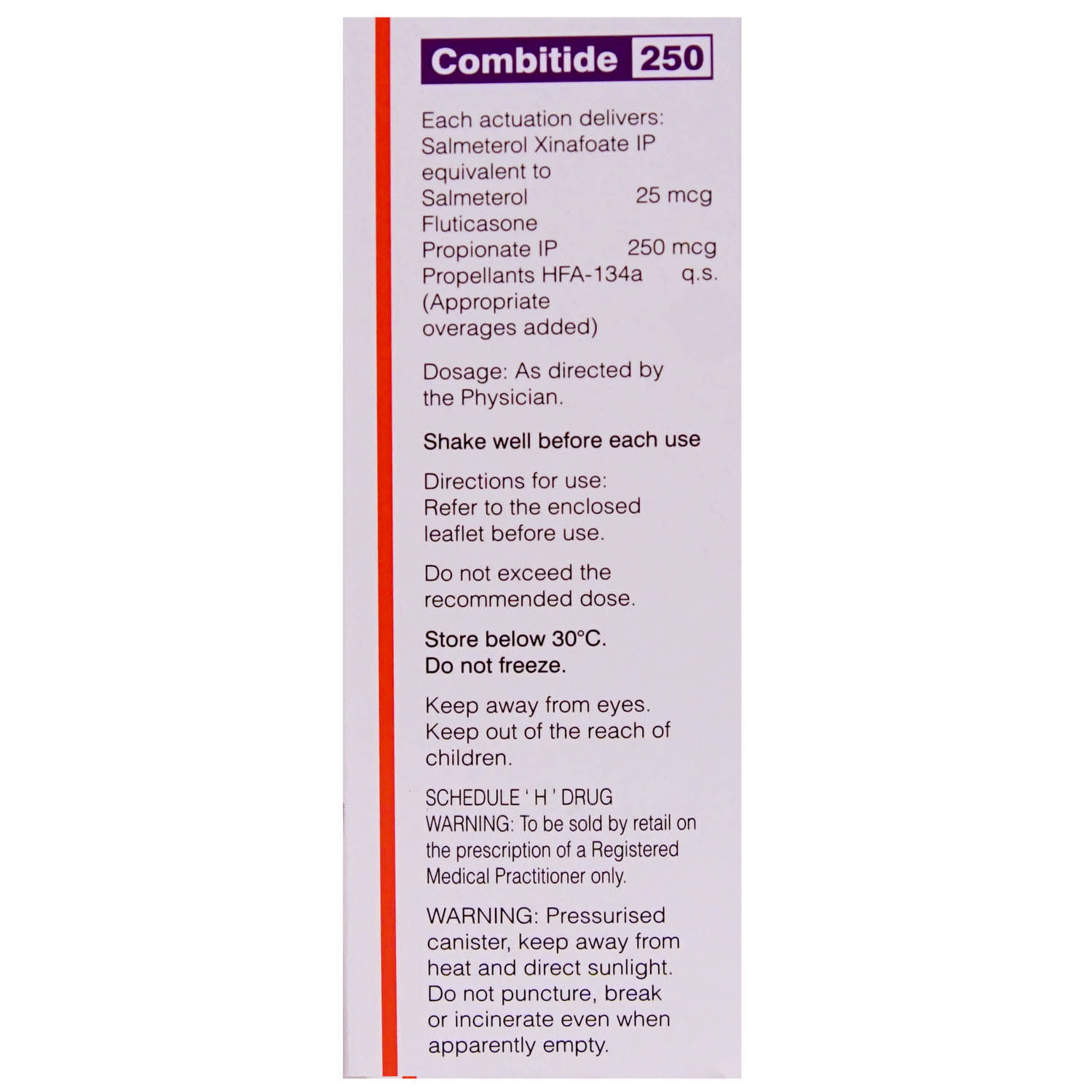 Combitide 250 Inhaler 9.2 gm Price, Uses, Side Effects, Composition ...