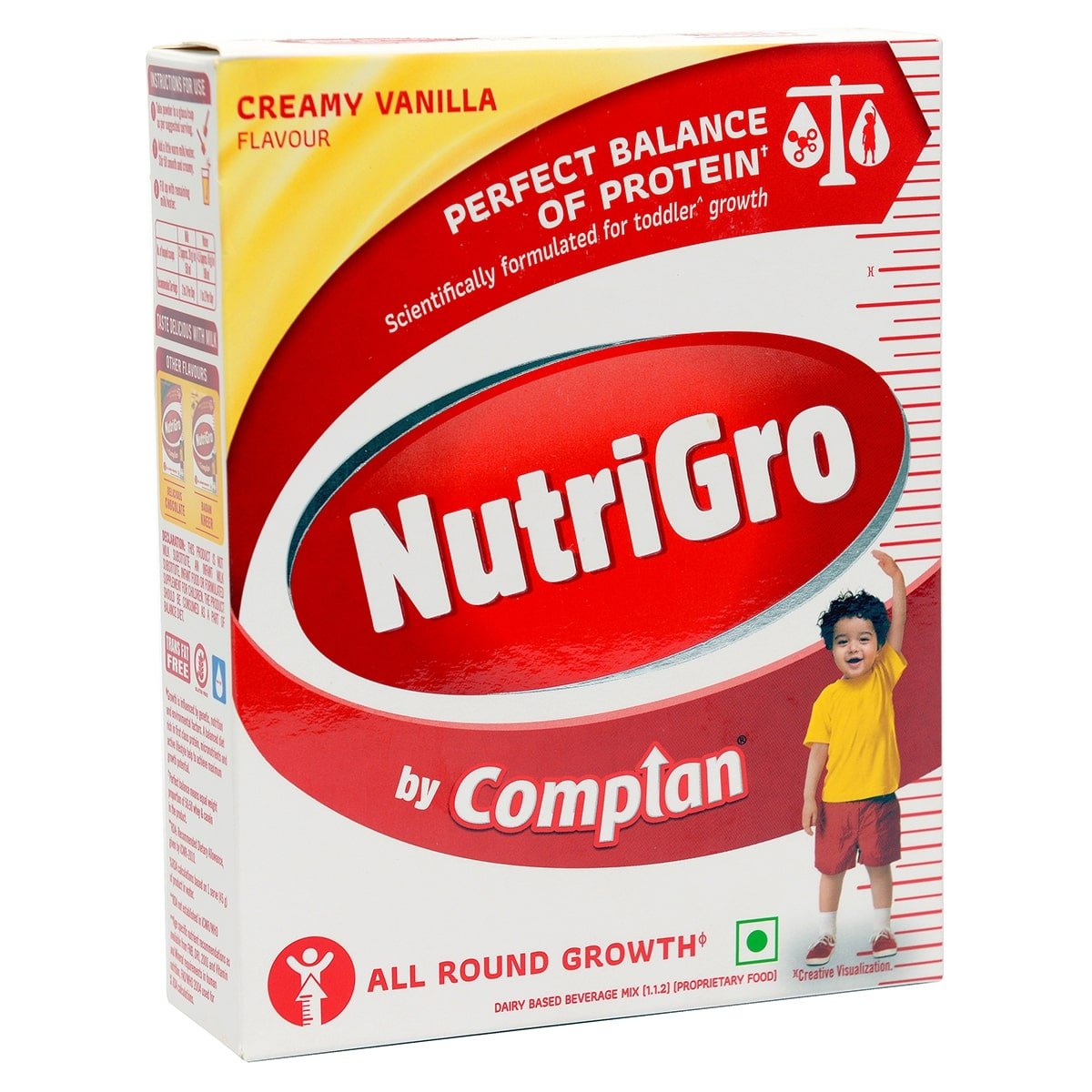Nutrigro By Complan Creamy Vanilla Flavour Nutrition Powder, 200 gm Refill Pack, Pack of 1 Nutrigro By Complan Creamy Vanilla Flavour Nutrition Powder, 200 gm Refill Pack, Pack of 1