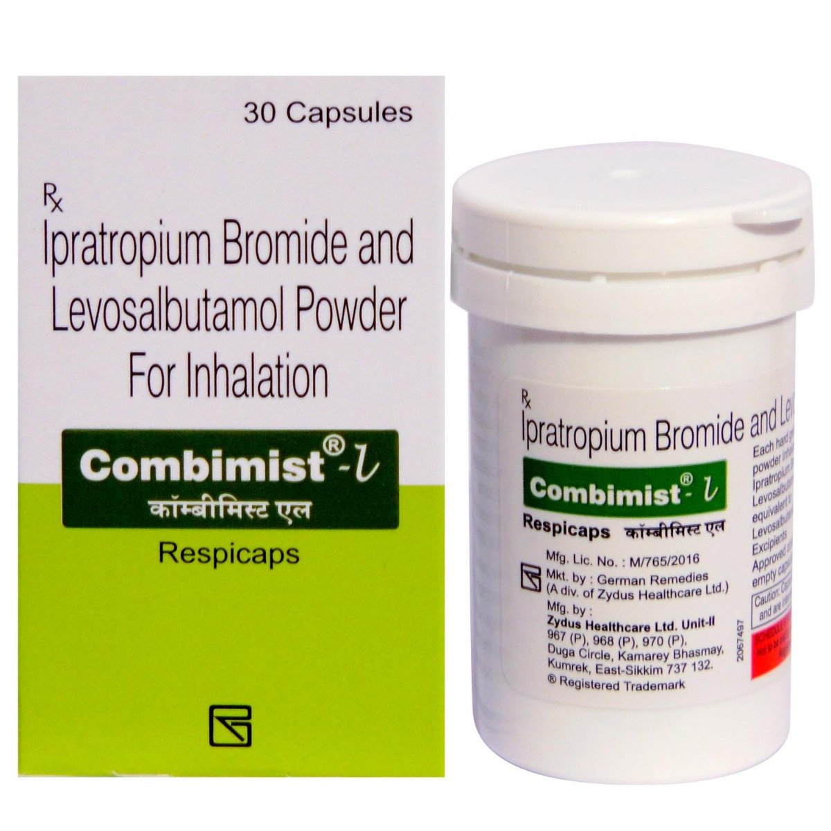 Combimist-L Respicap 30's, Pack of 1 CAPSULE Combimist-L Respicap 30's, Pack of 1 CAPSULE