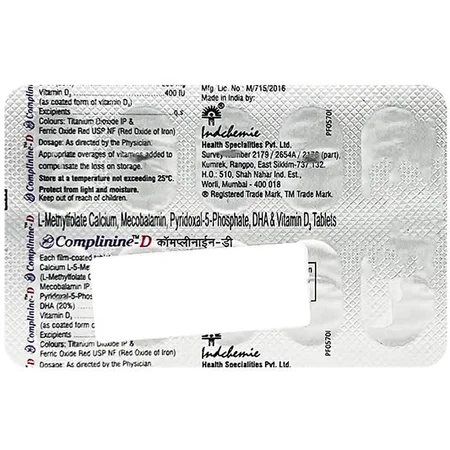 Complinine-D Tablet 10's