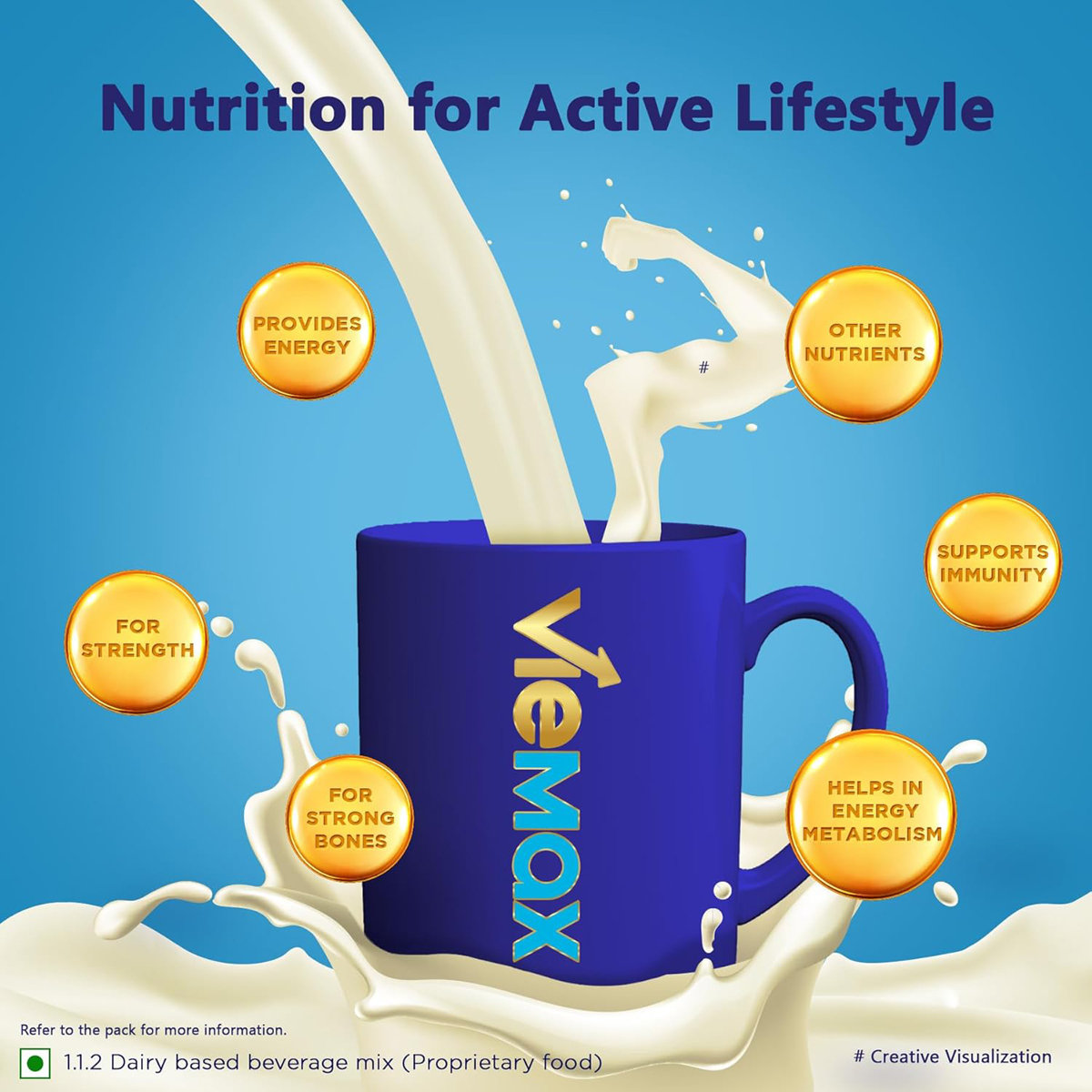 Complan Viemax Vanilla Flavour Nutrition Powder, 400 gm Jar, Pack of 1 Complan Viemax Vanilla Flavour Nutrition Powder, 400 gm Jar, Pack of 1