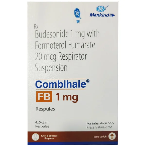 Combihale FB 1 mg Respules 5x2 ml, Pack of 5