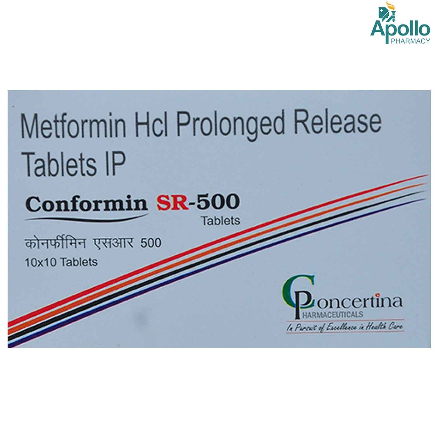 Conformin SR 500 Tablet 10's, Pack of 10 TabletS Conformin SR 500 Tablet 10's, Pack of 10 TabletS