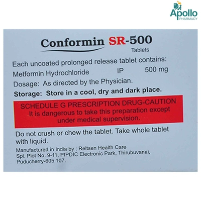 Conformin SR 500 Tablet 10's, Pack of 10 TabletS