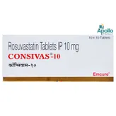 Consivas 10 Tablet 10's, Pack of 10 TABLETS