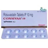 Consivas 10 Tablet 10's, Pack of 10 TABLETS