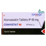 Convistat 40 Tablet 10's, Pack of 10 TABLETS