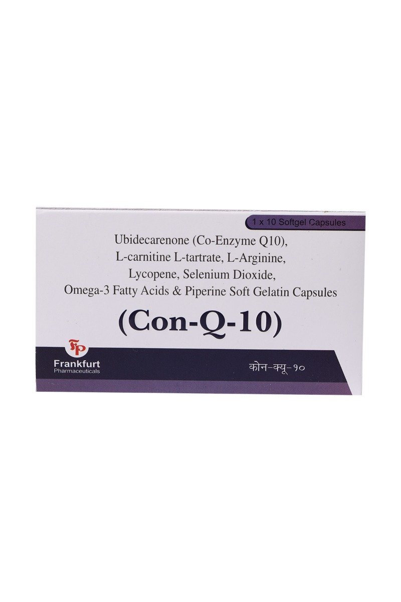 Con Q 10 Capsule 10's, Pack of 10 Con Q 10 Capsule 10's, Pack of 10