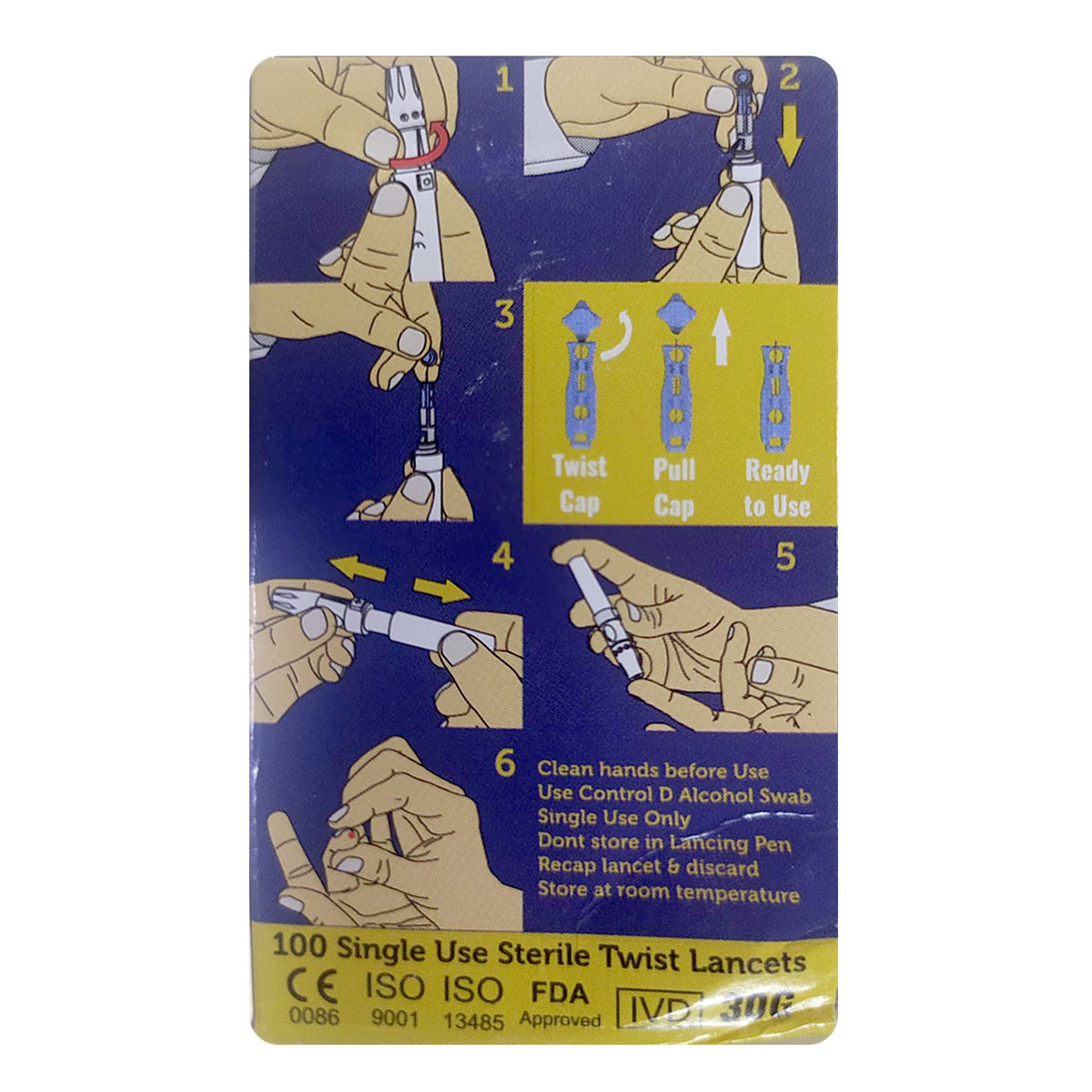 Control D Comfort Lancets, 100 Count, Pack of 1 Control D Comfort Lancets, 100 Count, Pack of 1