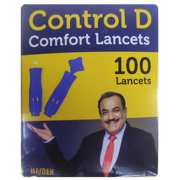 Control D Comfort Lancets, 100 Count