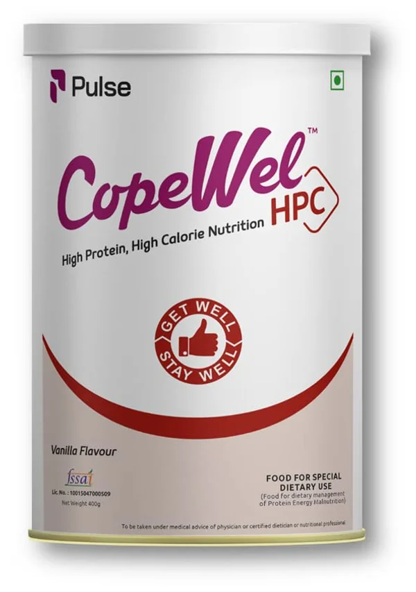 Copewel CC Vanilla Flavour Powder, 400 gm Tin