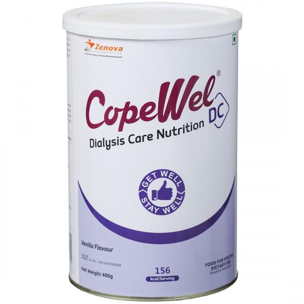 Copewel DC Vanilla Flavour Powder, 400 gm Tin, Pack of 1 Copewel DC Vanilla Flavour Powder, 400 gm Tin, Pack of 1