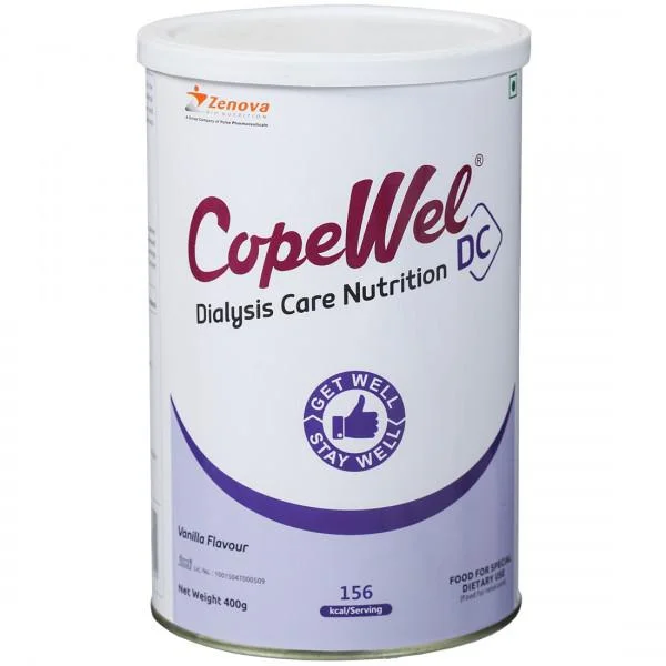 Copewel DC Vanilla Flavour Powder, 400 gm Tin