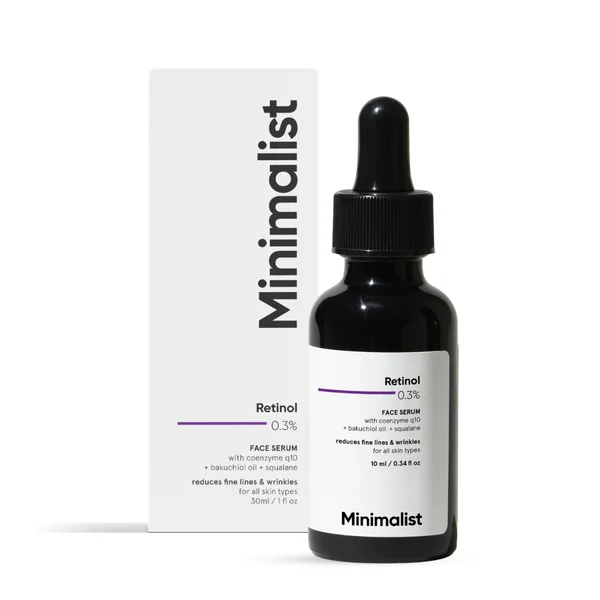 Minimalist Retinol 0.3% Face Serum, 10 ml, Pack of 1