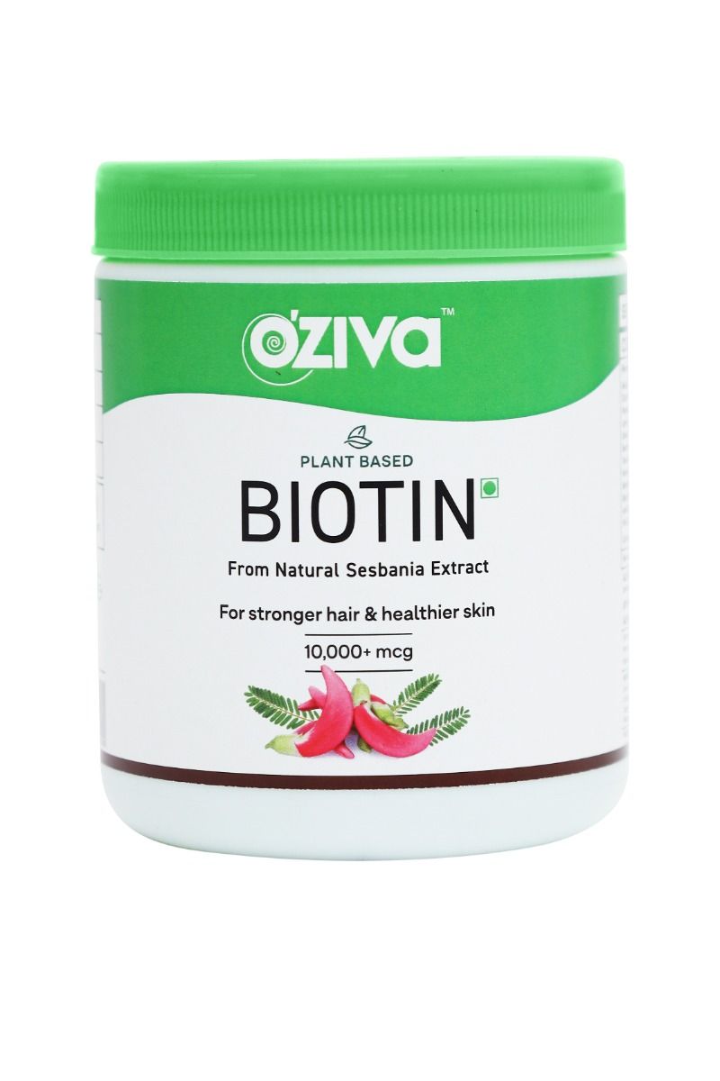 OZiva Plant Based Biotin Powder, 125 gm Price, Uses, Side Effects