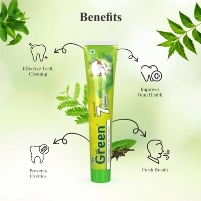 Idem Green Herbal Toothpaste, 100 gm, Pack of 1