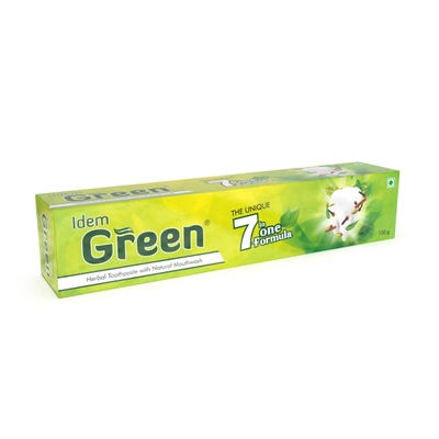 Idem Green Herbal Toothpaste, 100 gm, Pack of 1