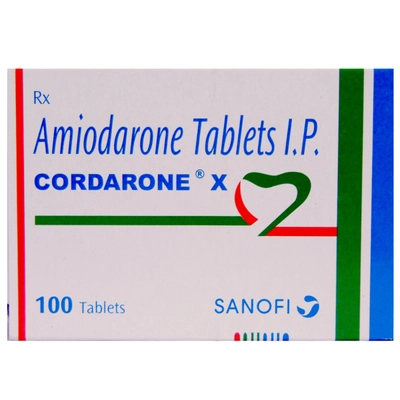 Cordarone X Tablet 10's, Pack of 10 TABLETS