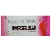 Cordil-5 Tablet 10's, Pack of 10 TABLETS