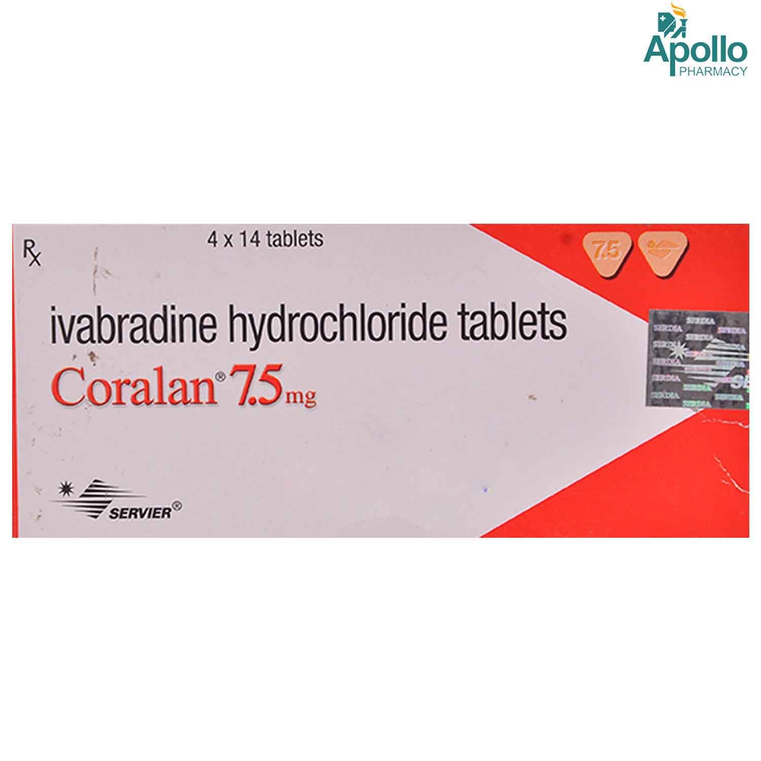 Coralan 7.5 mg Tablet 14's, Pack of 14 TABLETS