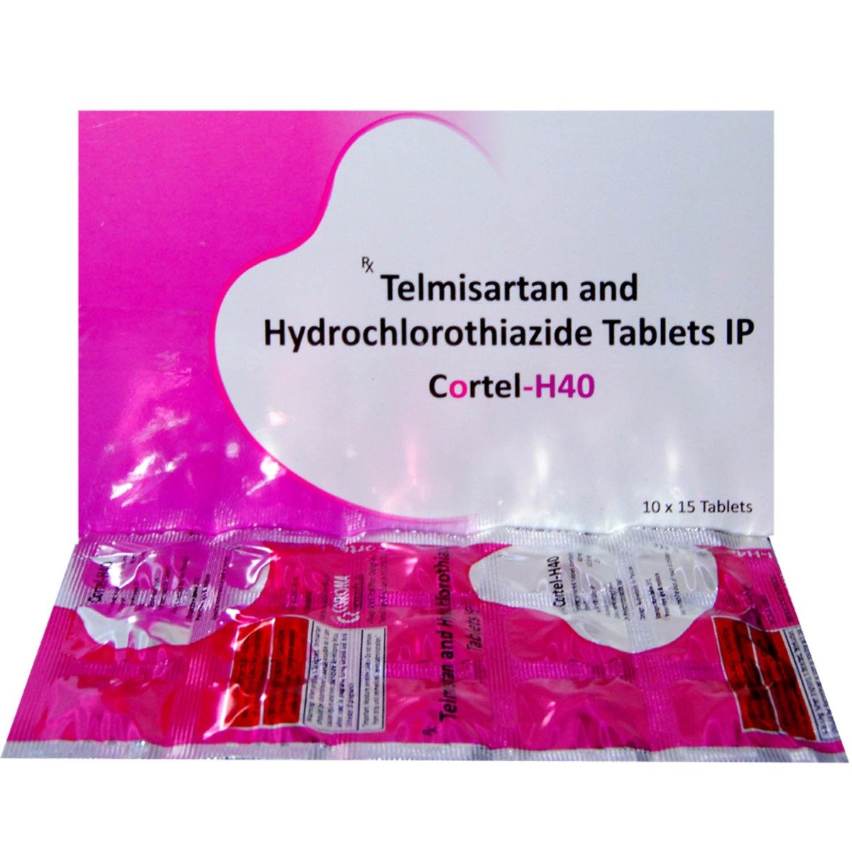 Cortel H 40 Tablet 15's, Pack of 15 Cortel H 40 Tablet 15's, Pack of 15