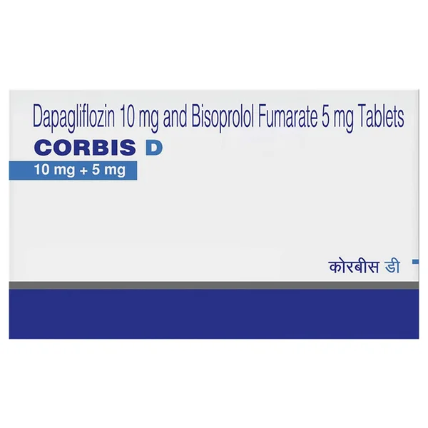 Corbis D 10 mg/5 mg Tablet 15's