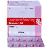 Cosart-50 Tablet 10's, Pack of 10 TABLETS