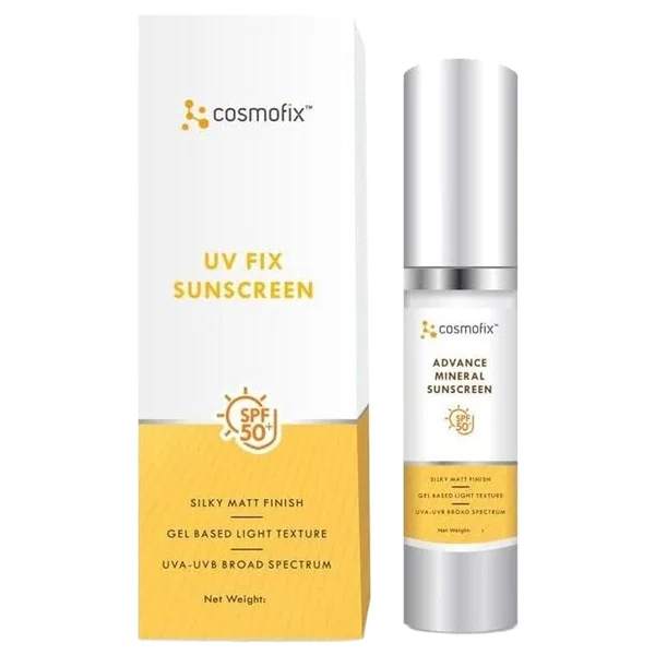 Cosmofix UV Fix SPF 50+ Sunscreen Gel, 50 gm