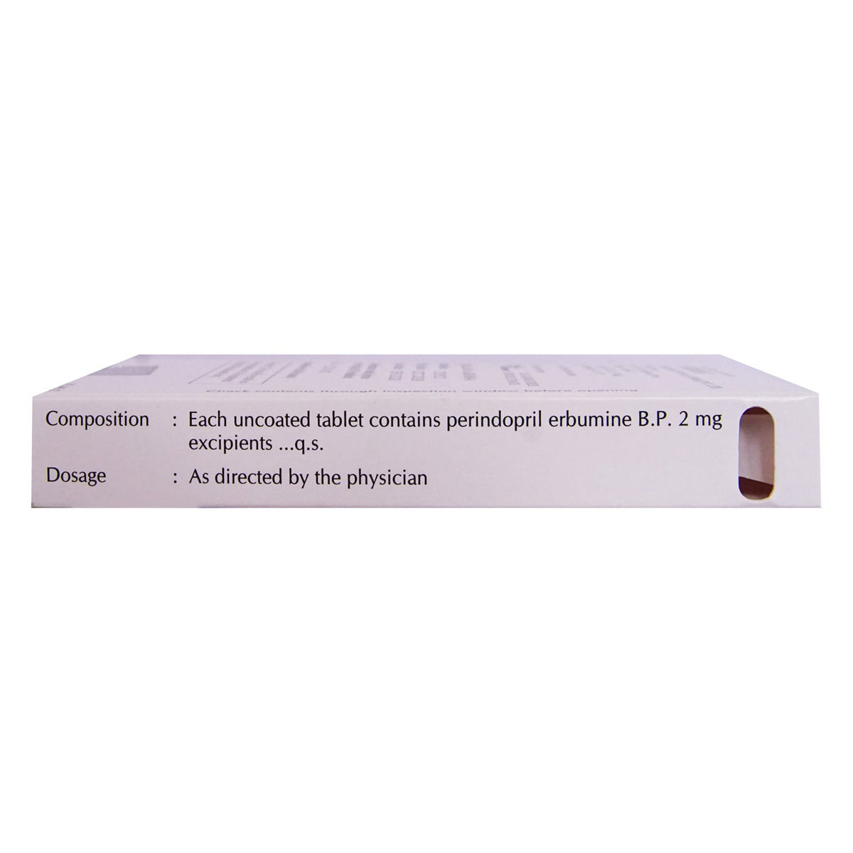 Coversyl 2 mg Tablet 10's Price, Uses, Side Effects, Composition ...