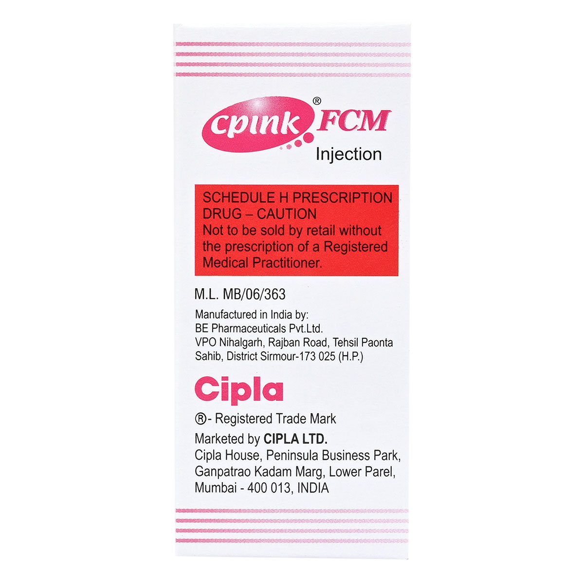 Cpink FCM Injection 10 ml, Pack of 1 Injection Cpink FCM Injection 10 ml, Pack of 1 Injection