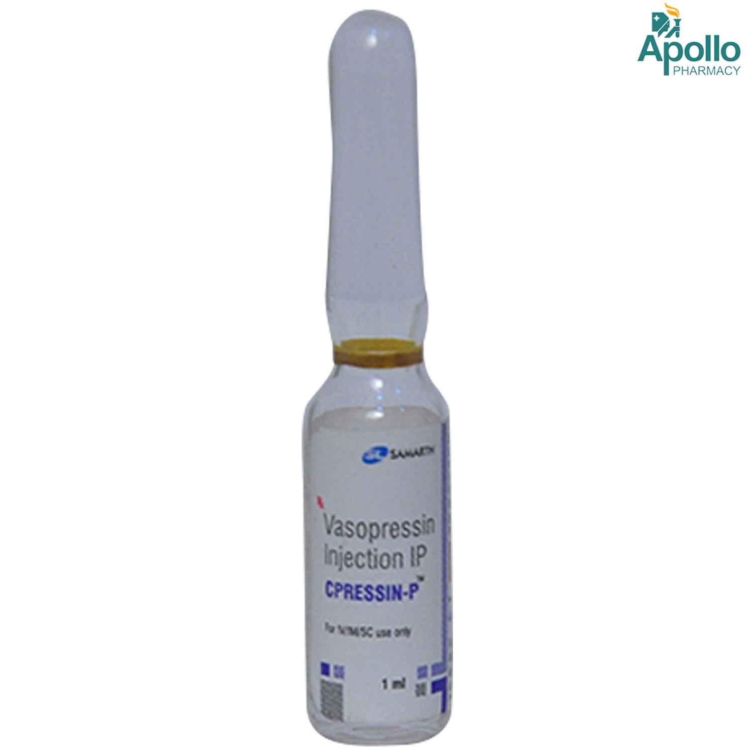 Cpressin P Injection 1 ml, Pack of 1 Injection Cpressin P Injection 1 ml, Pack of 1 Injection