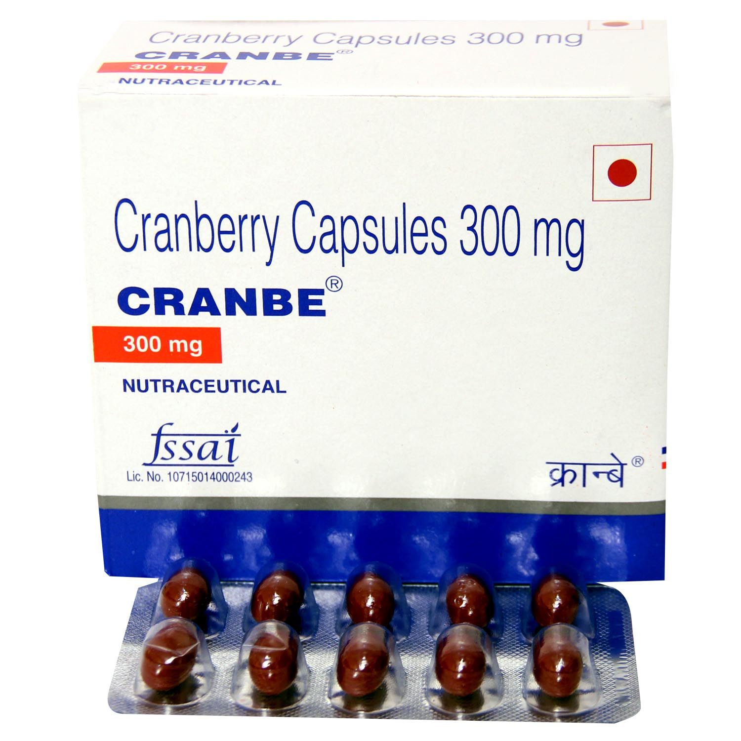 Buy Cranbe 300 mg Capsule 10's Online