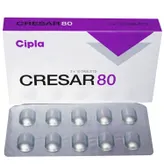 Cresar 80 Tablet 10's, Pack of 10 TABLETS
