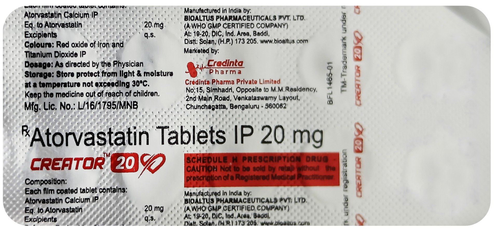 Creator 20 Tablet 10's, Pack of 10 Creator 20 Tablet 10's, Pack of 10