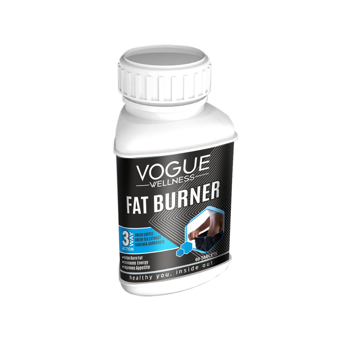 Vogue Wellness Fat Burner, 60 Tablets, Pack of 1 