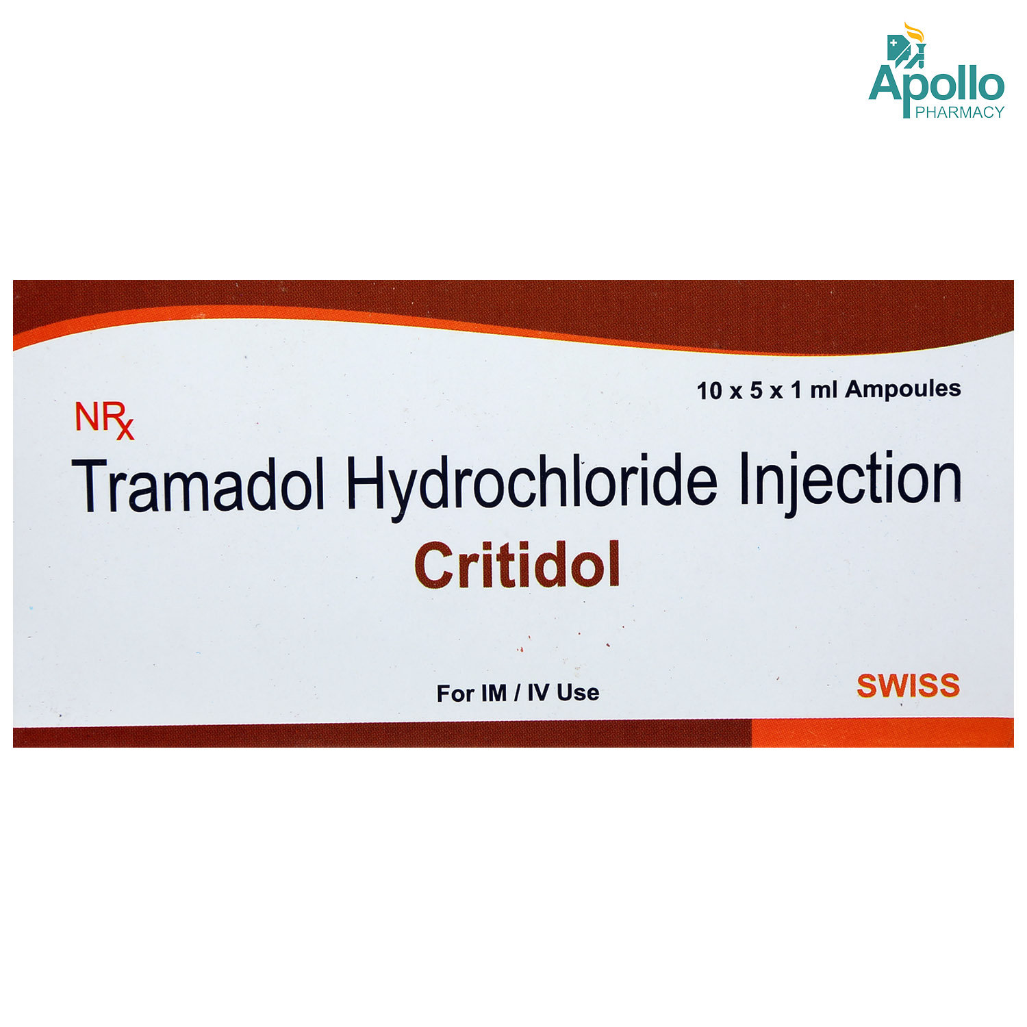 Critidol 50mg Injection 1ml, Pack of 1 Injection Critidol 50mg Injection 1ml, Pack of 1 Injection