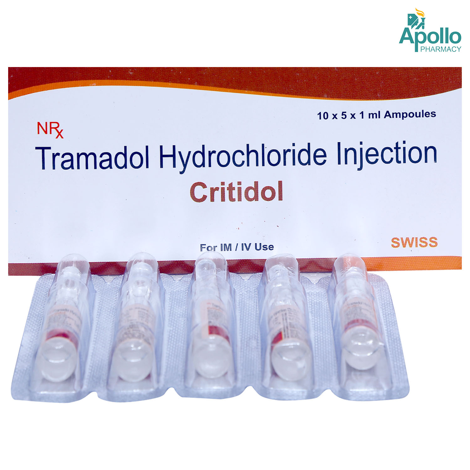 Critidol 50mg Injection 1ml, Pack of 1 Injection Critidol 50mg Injection 1ml, Pack of 1 Injection