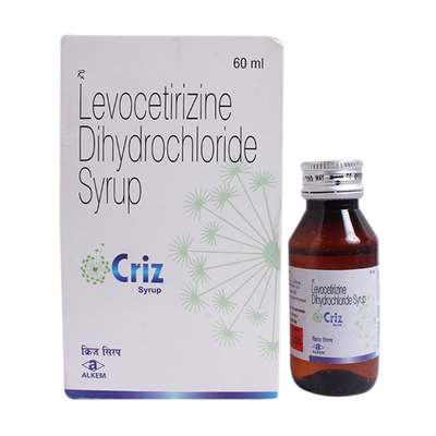 Criz 2.5 mg Syrup 60 ml, Pack of 1 Liquid