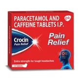 Crocin Pain Relief Tablet 15's, Pack of 15 TABLETS