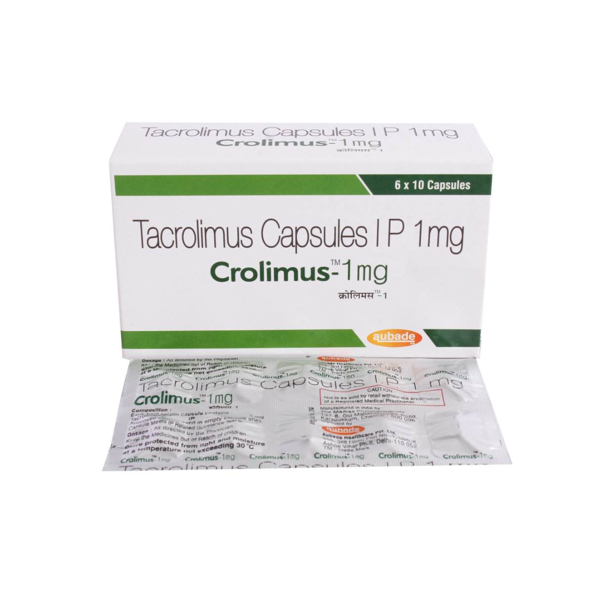 Crolimus 1 mg Capsule 10's, Pack of 10 CapsuleS Crolimus 1 mg Capsule 10's, Pack of 10 CapsuleS