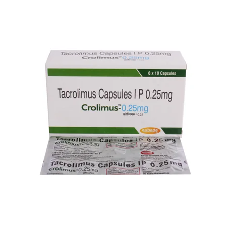 Crolimus-0.25 mg Capsule 10's