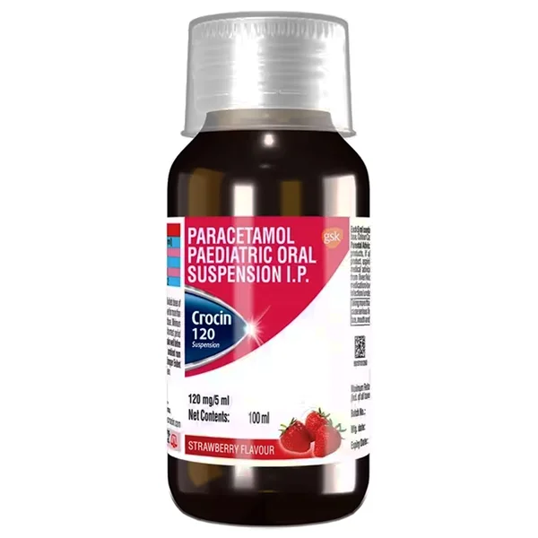 Crocin Suspension Strawberry Flavour 100 ml