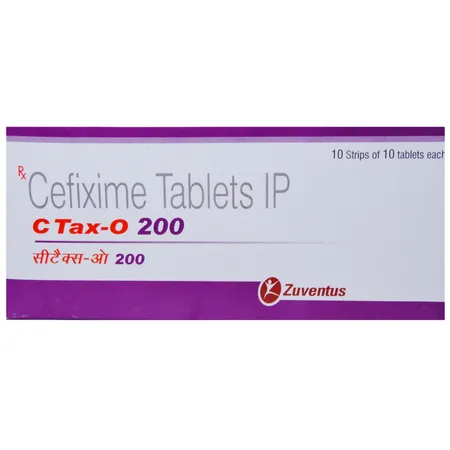C Tax-O 200 mg Tablet 10's