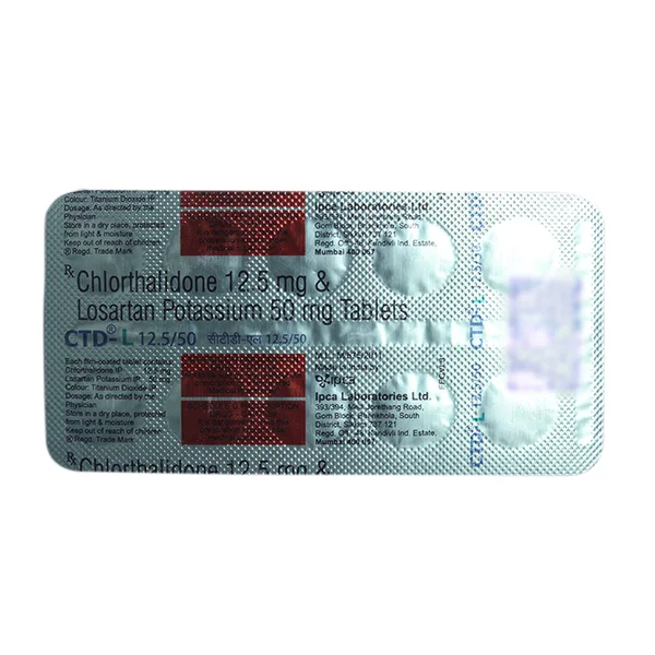 CTD-L 12.5 mg/50 mg Tablet 10's