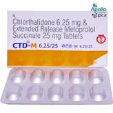 CTD-M 6.25/25 Tablet 10's, Pack of 10 TabletS