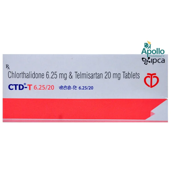 CTD T 6.25/20 Tablet 10's