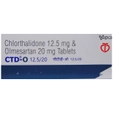 CTD-O 12.5/20 Tablet 10's