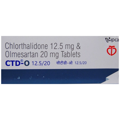 CTD-O 12.5/20 Tablet 10's, Pack of 10 TABLETS